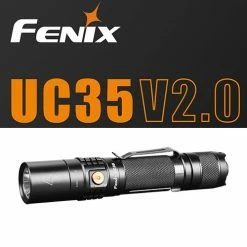 Best Pirce 😍 Camping Fenix UC35 V2.0 Flashlight | USB Charging | 1,000 Lumens 😉