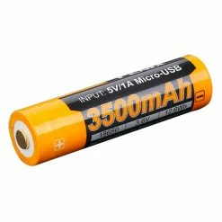 Cheap 😍 Batteries Fenix 18650 Battery ARB-L18-3500U With Micro USB Port | BrightGuy Is An Authorized Fenix Distributor 😉 -Brightguy Shop Fenix 18650 Battery ARB L18 3500U 2 1