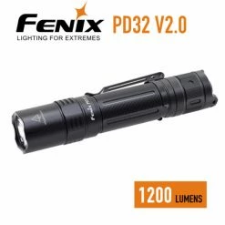 Hot Sale 😉 Boating Flashlights Fenix PD32 V2 Compact Flashlight | 1200 Lumens | Fenix Distributor 🥰