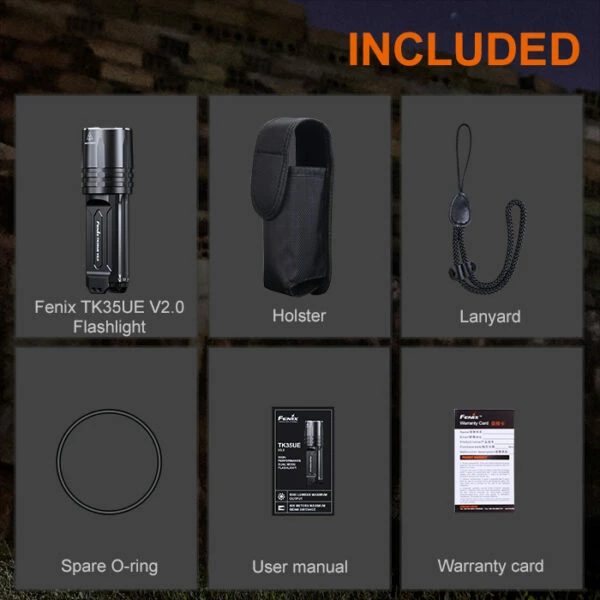 Best Sale ๐ Boating Flashlights Fenix TK35UE V2.0 High Performance Flashlight | Authorized Distributor ๐ฏ 6 Best Sale ๐ Boating Flashlights Fenix TK35UE V2.0 High Performance Flashlight | Authorized Distributor ๐ฏ - Image 4