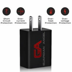 Best Pirce ✔️ Accessories Guardian Angel ACC-ACA-C Charging Adapter With USB-C Cable 😉 -Brightguy Shop Guardian Angel ELT AC C Charging Adapter 1 600x600 1