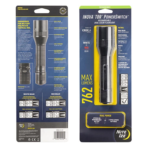 Budget 💯 Automotive Repair Flashlights INOVA® T8R™ PowerSwitch™ Dual Color (White & Red) Flashlight | USB Rechargeable ✔️ 4 Budget 💯 Automotive Repair Flashlights INOVA® T8R™ PowerSwitch™ Dual Color (White & Red) Flashlight | USB Rechargeable ✔️ - Image 2