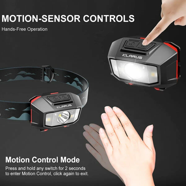 Discount ๐ Automotive Repair Flashlights Klarus HM2 Motion Control Headlamp | Authorized Distributor ๐ 8 Discount ๐ Automotive Repair Flashlights Klarus HM2 Motion Control Headlamp | Authorized Distributor ๐ - Image 6