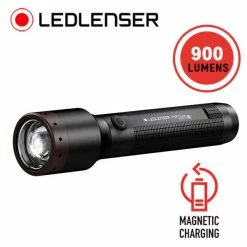 Best Pirce ๐งจ Boating Flashlights LEDLenser P6R Core Rechargeable Flashlight | 900 Lumens | Adjustable Focus ๐งจ