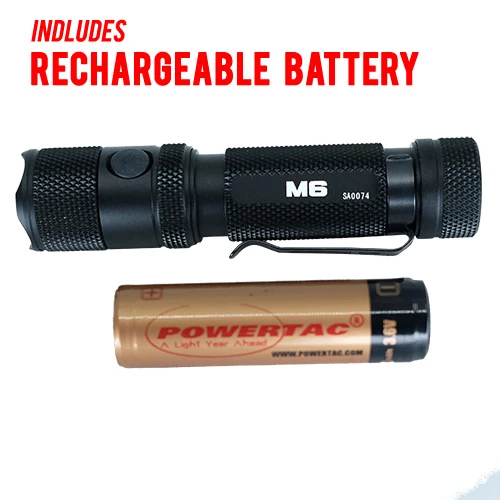 Budget โ Automotive Repair Flashlights Powertac M6 Rechargeable Flashlight With Magnetic Base | 1300 Lumens ๐ 4 Budget โ Automotive Repair Flashlights Powertac M6 Rechargeable Flashlight With Magnetic Base | 1300 Lumens ๐ - Image 2